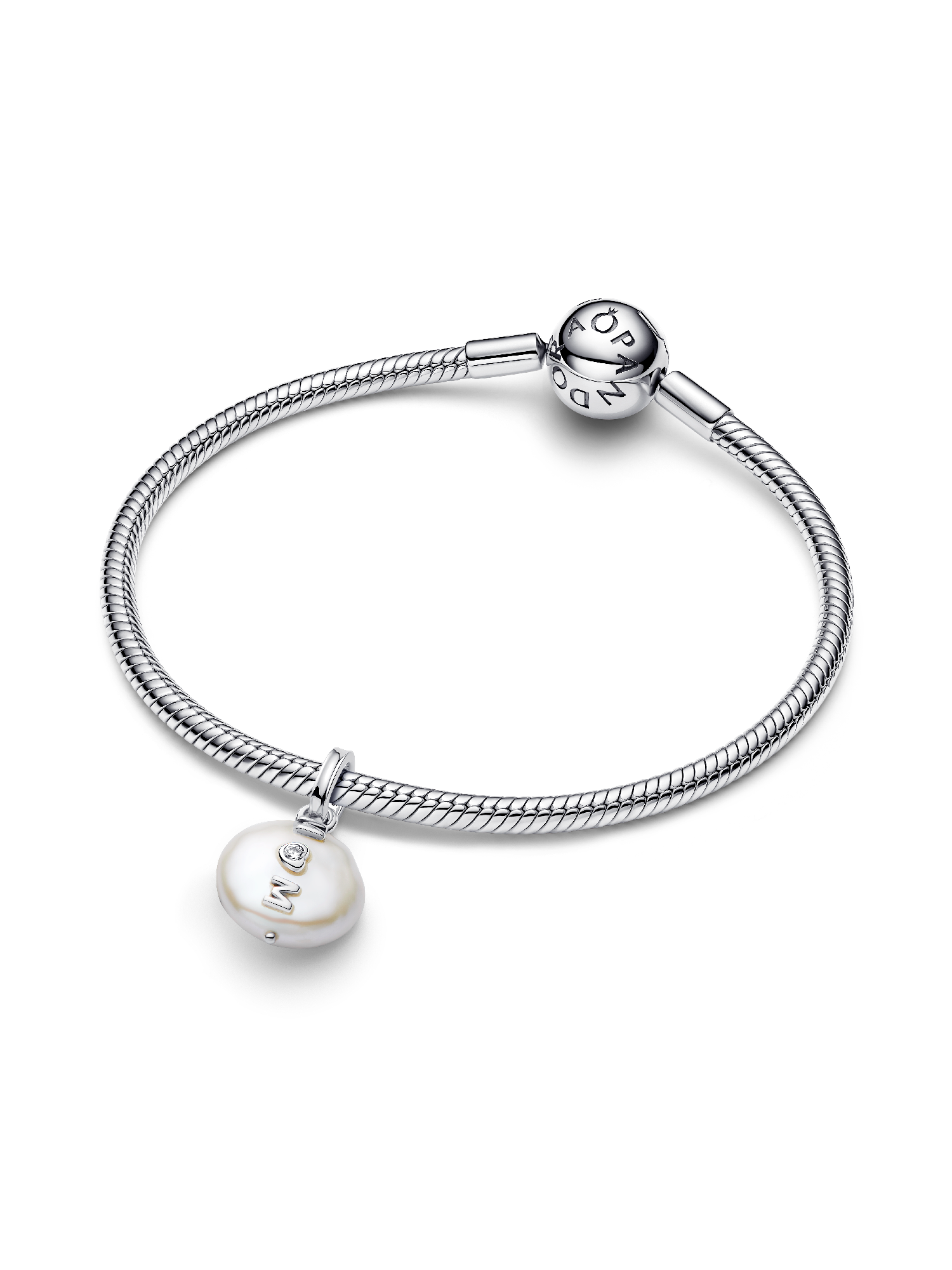 Treated Freshwater Cultured Baroque Pearl Mom Dangle Charm