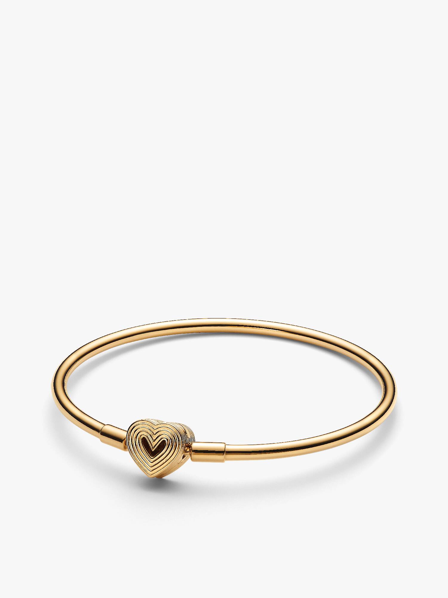 FINAL SALE - Radiating Heart Clasp Bangle