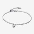 Pandora Talisman Lab-grown Diamond Heart Chain Bracelet  0.25 carat tw Sterling Silver