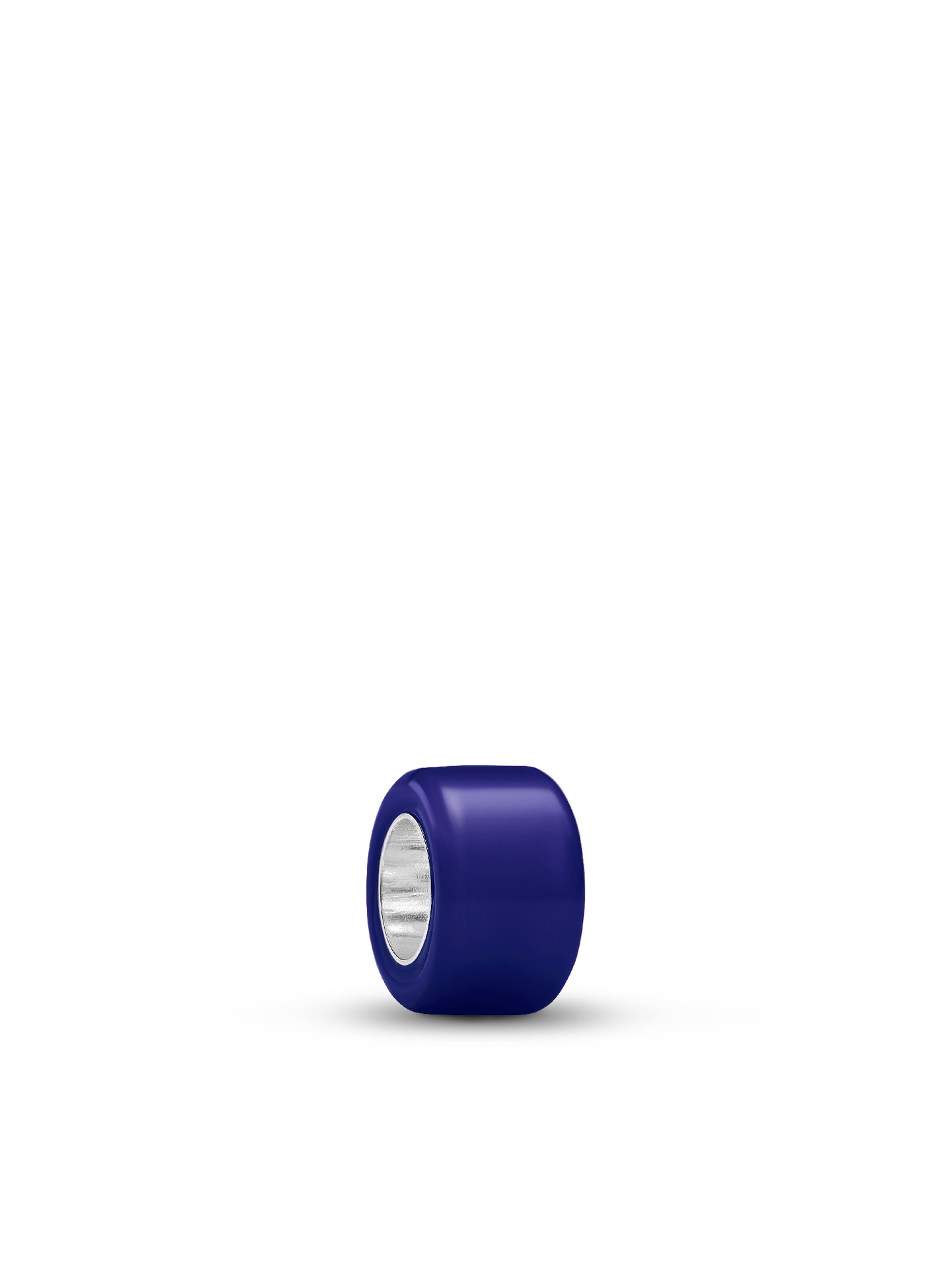 Женский шарм Pandora Blue Murano Glass Mini Charm, цвет: Серебро — фото 1