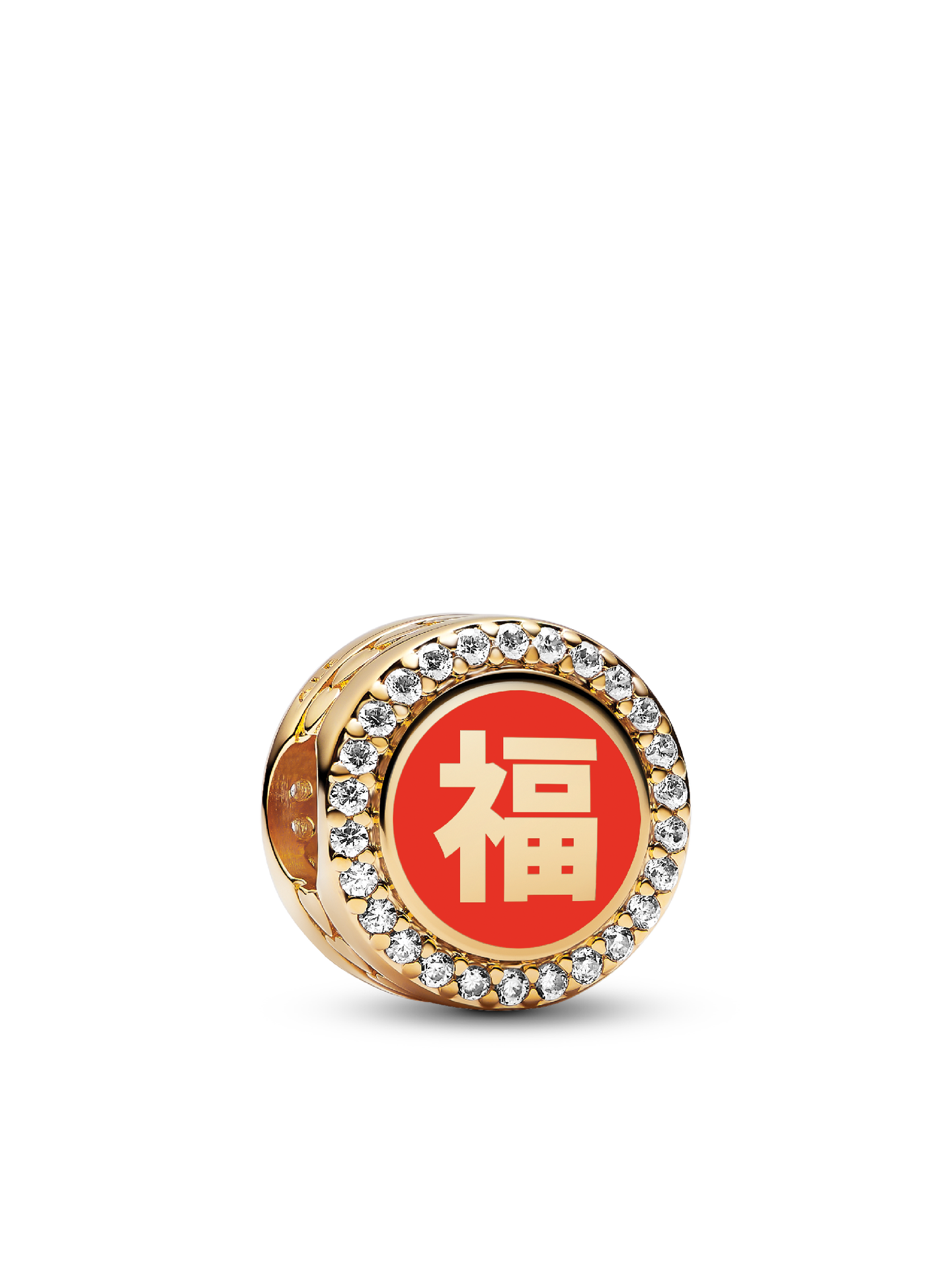 Женский шарм Pandora Chinese Fortune & Prosperity Charm, цвет: Позолоченный — фото 1