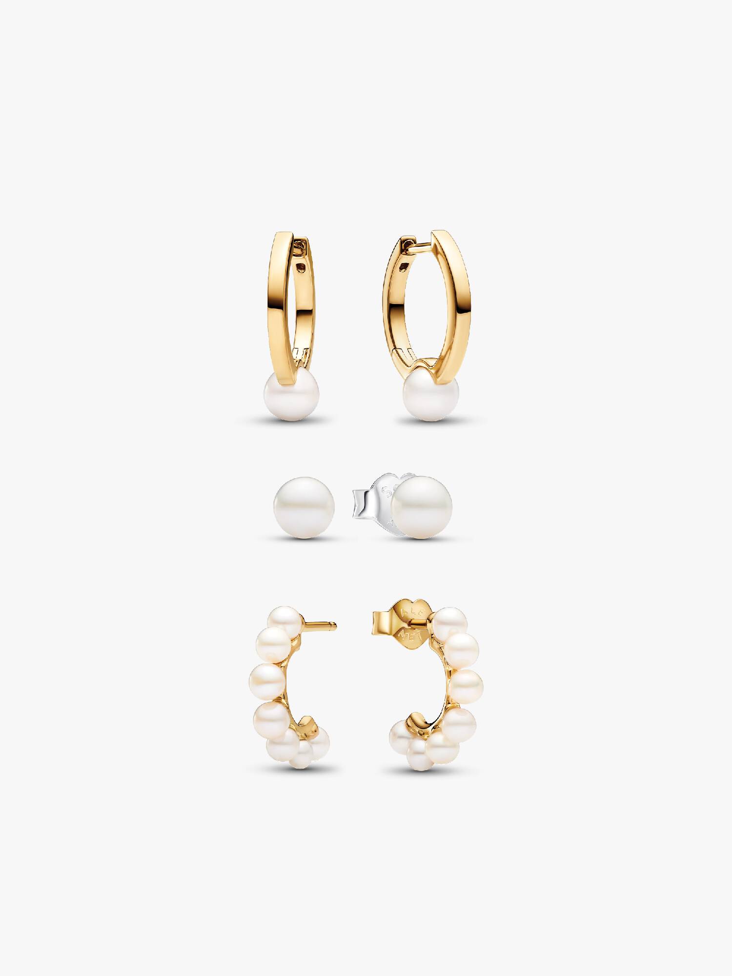 Treated Freshwater Cultured Pearl Earring Set