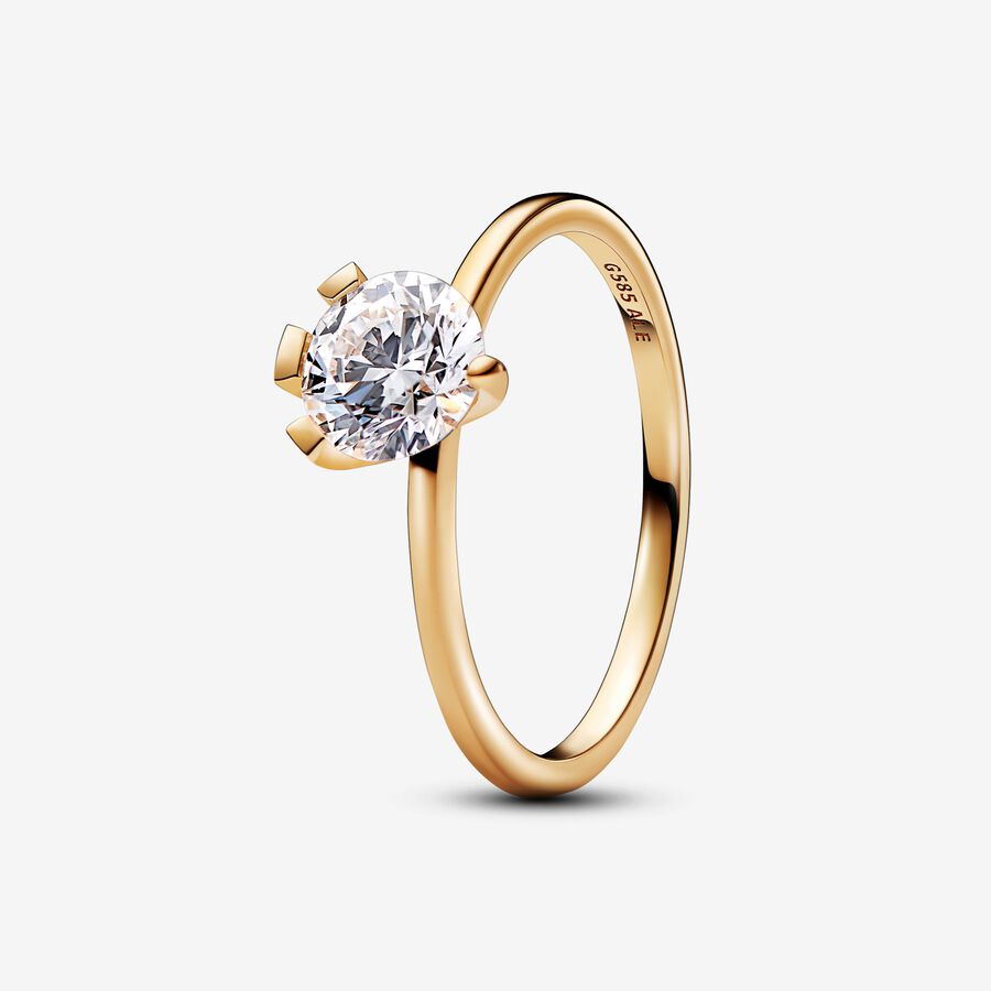 Pandora Nova Lab-grown Diamond Ring 1.00 carat tw 14k Gold image number 0