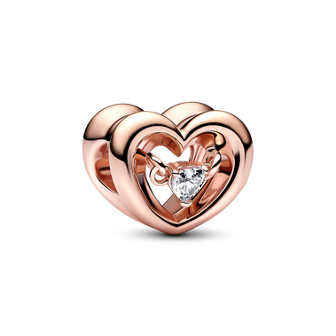 Rose Gold Heart Crystal Butterfly Flower Charm Beads For European Pandora  Heart Charm Bracelet High Quality DIY Womens Jewelry From Annawang2016,  $10.73