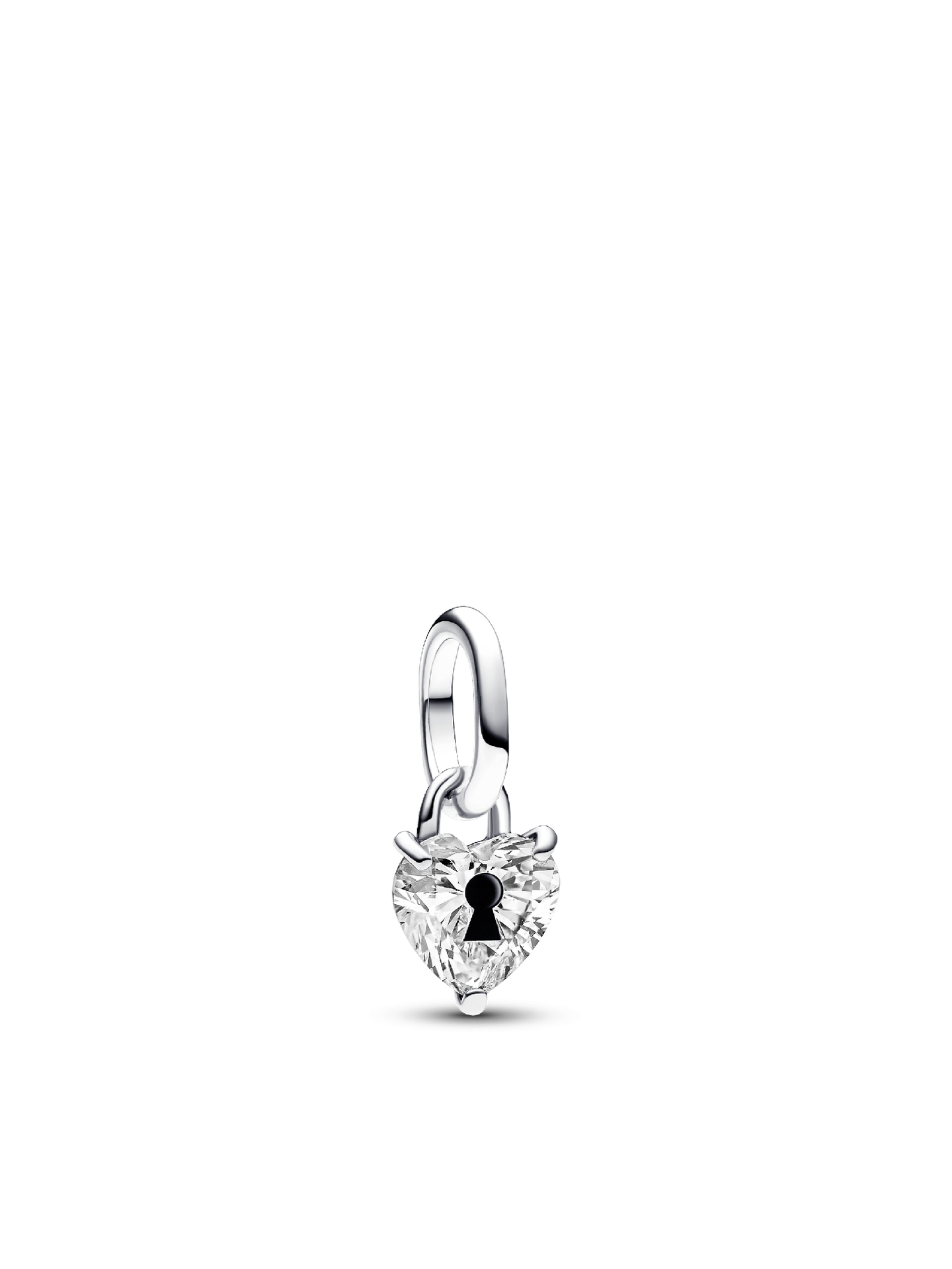 Шарм Pandora ME Keyhole Heart Mini Dangle Charm, цвет: Серебро — фото 1