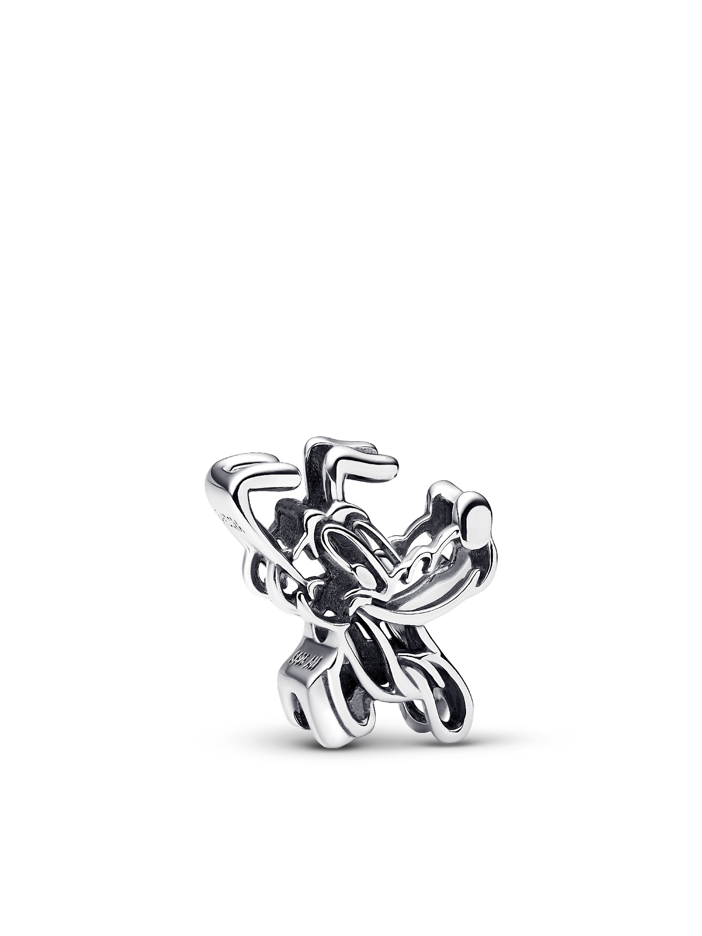 Женский шарм Pandora Disney Pluto Openwork Charm, цвет: Серебро — фото 1