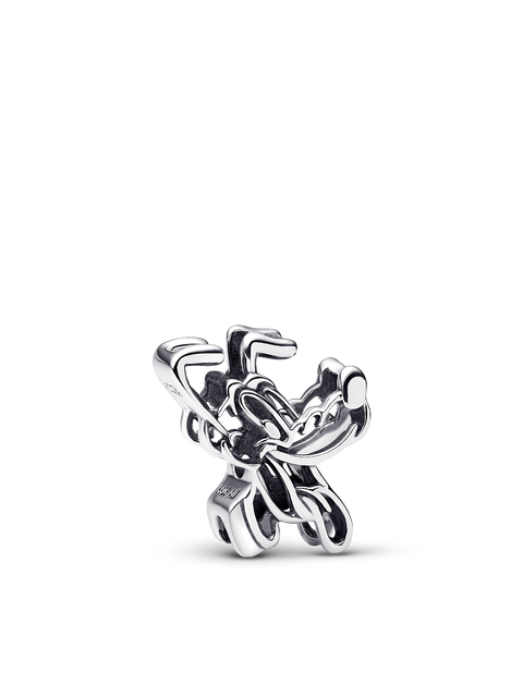 Женский шарм Pandora Disney Pluto Openwork Charm, цвет: Серебро