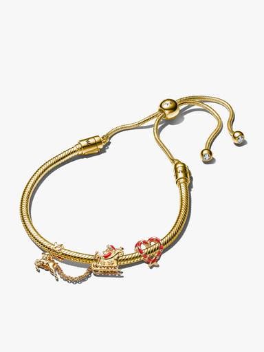 Santa's Sleigh Charm Bracelet