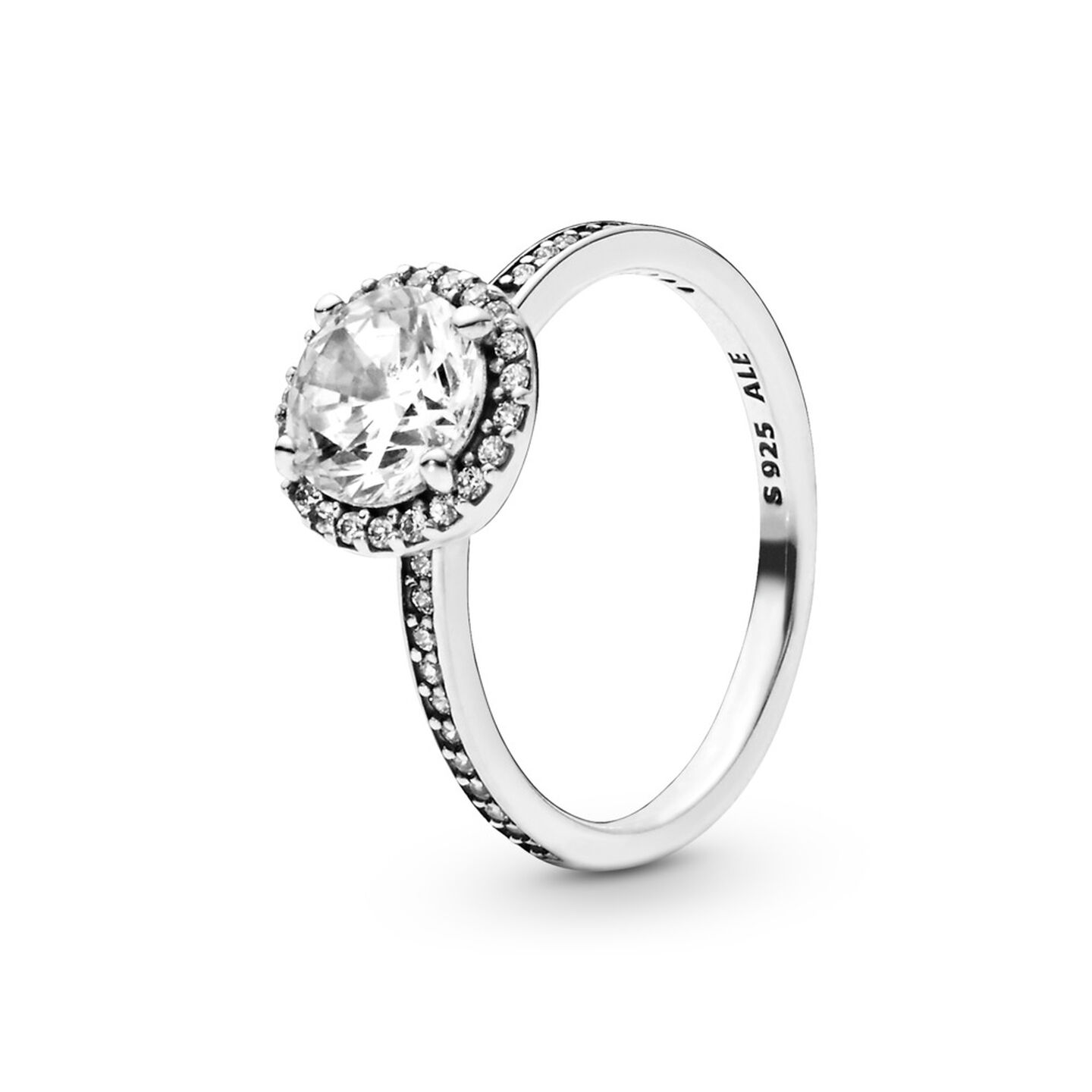 Женское кольцо Pandora Round Sparkle, цвет: Серебро — фото 2