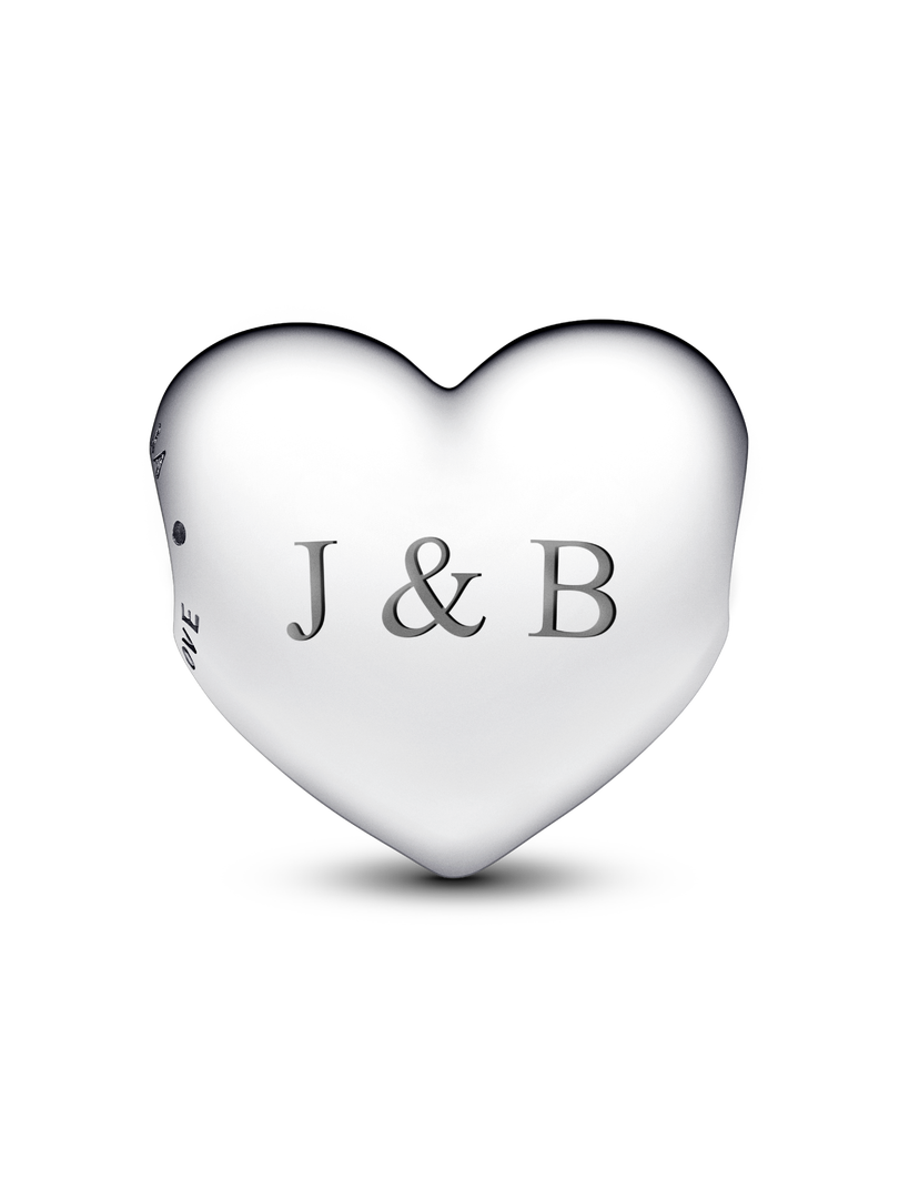 Be Love Engravable Large Heart Charm