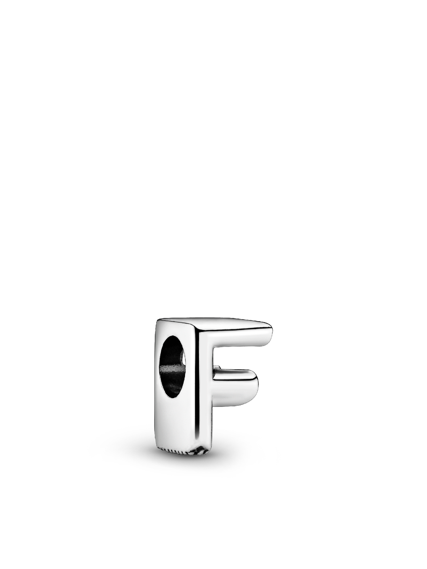 Женский шарм Pandora Letter F Alphabet Charm, Sterling silver, цвет: Серебро — фото 1