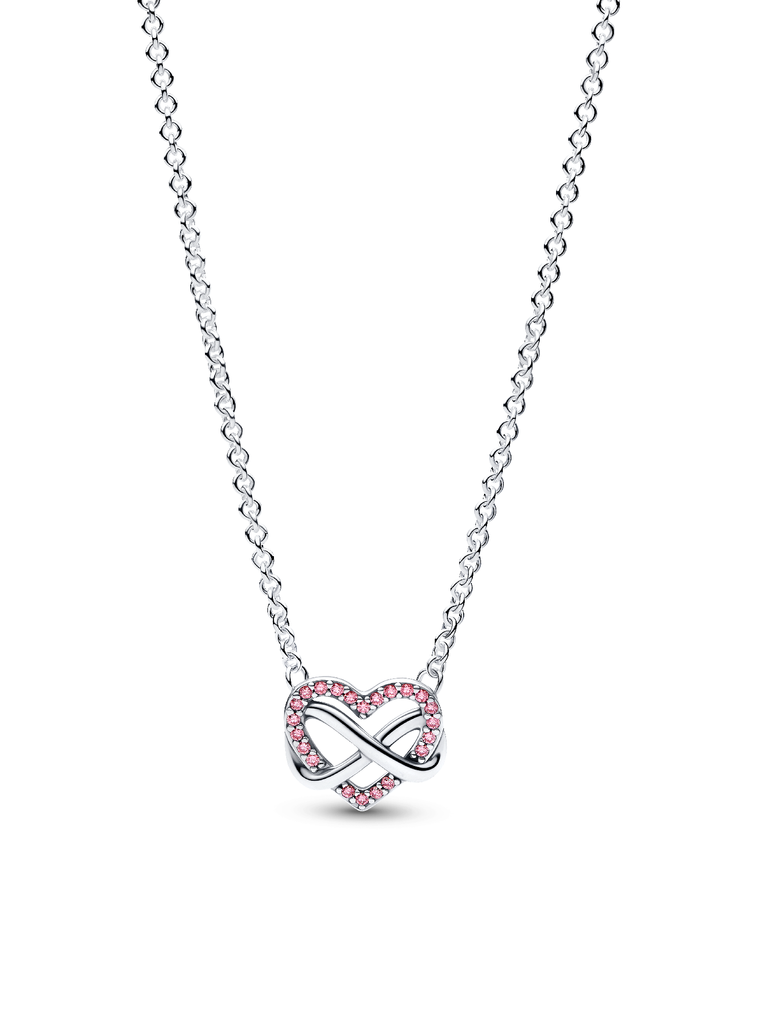 Pink Infinity Heart Jewelry Set