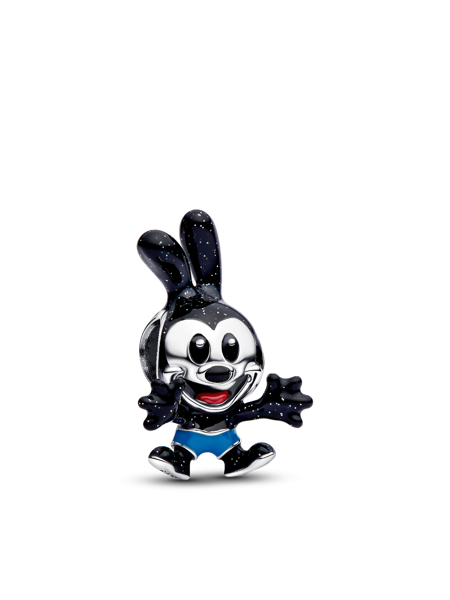 Женский шарм Pandora Disney Oswald The Lucky Rabbit Charm, цвет: Серебро