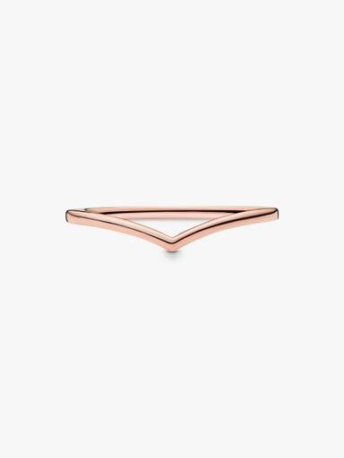 Polished Wishbone Ring
