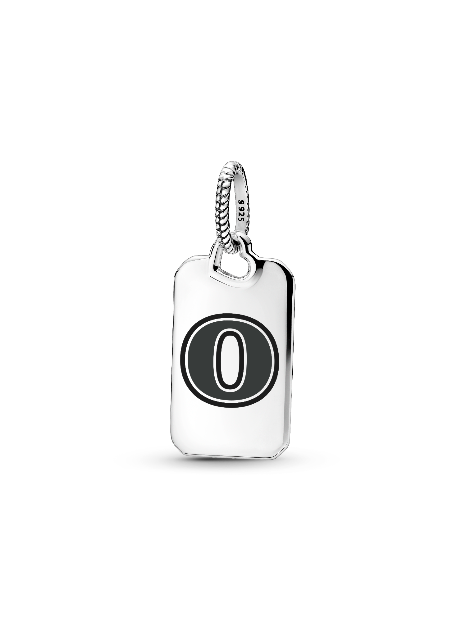 Letter O Rectangle Pendant