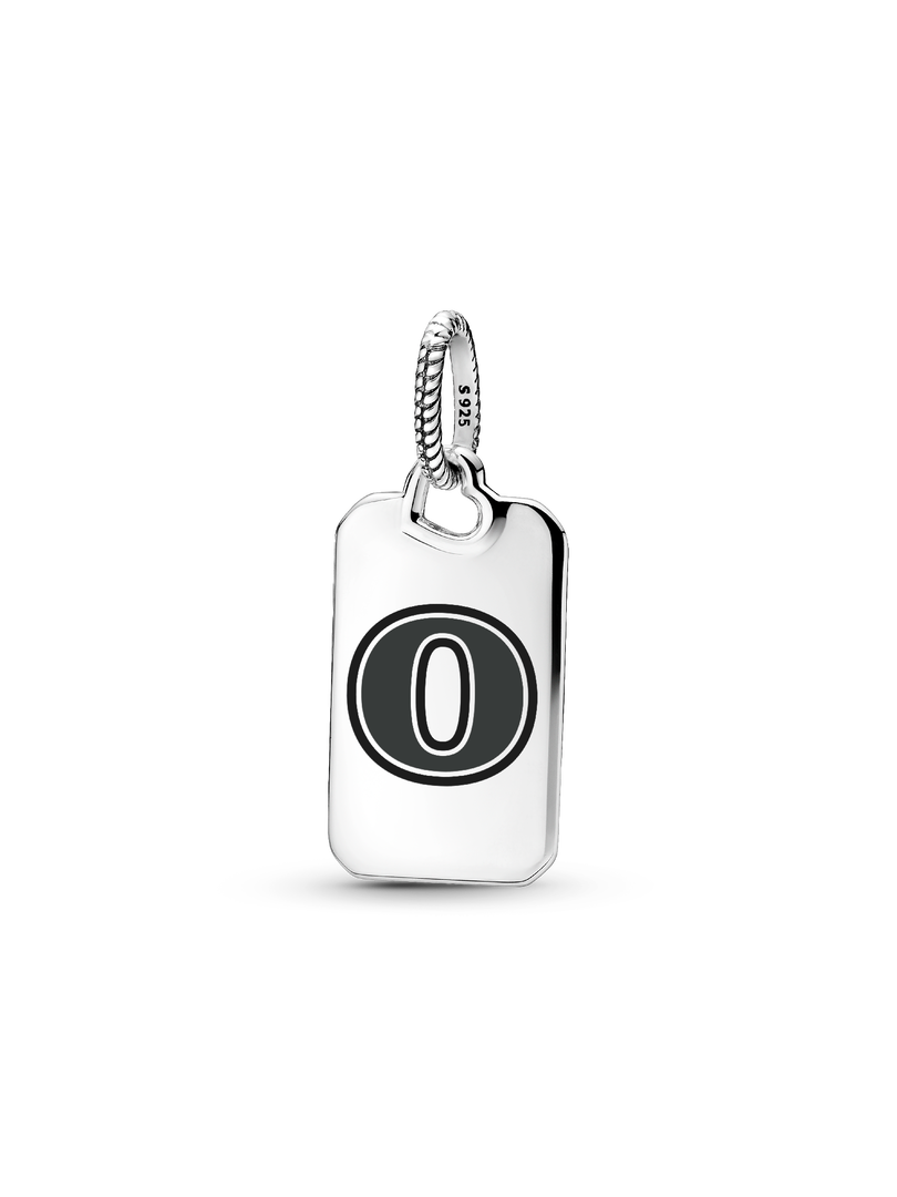 Letter O Rectangle Pendant