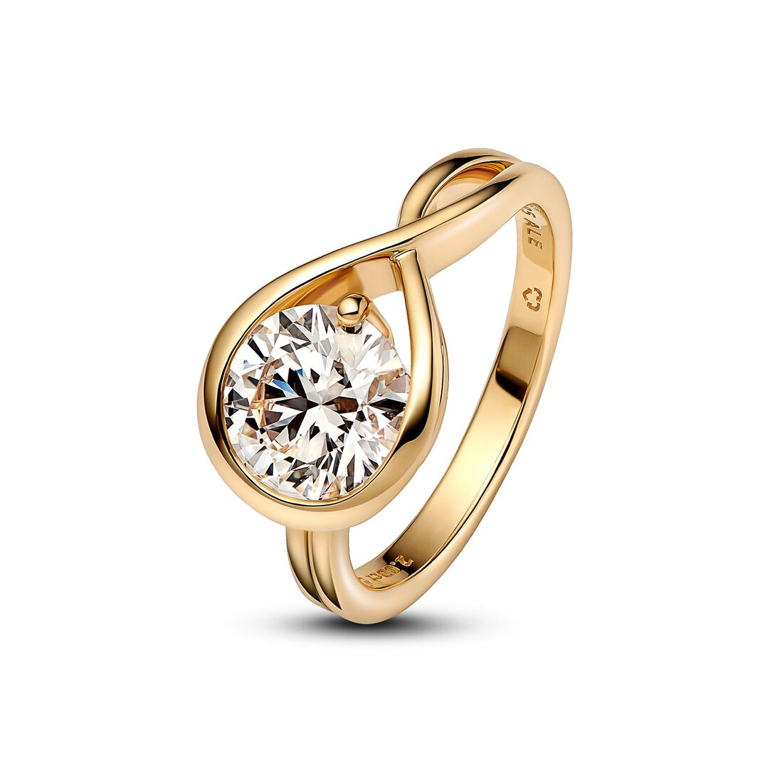 Pandora Infinite Lab-grown Diamond Ring carat tw 14k Gold