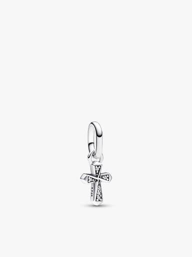 Mini Cross Charm Necklace Set