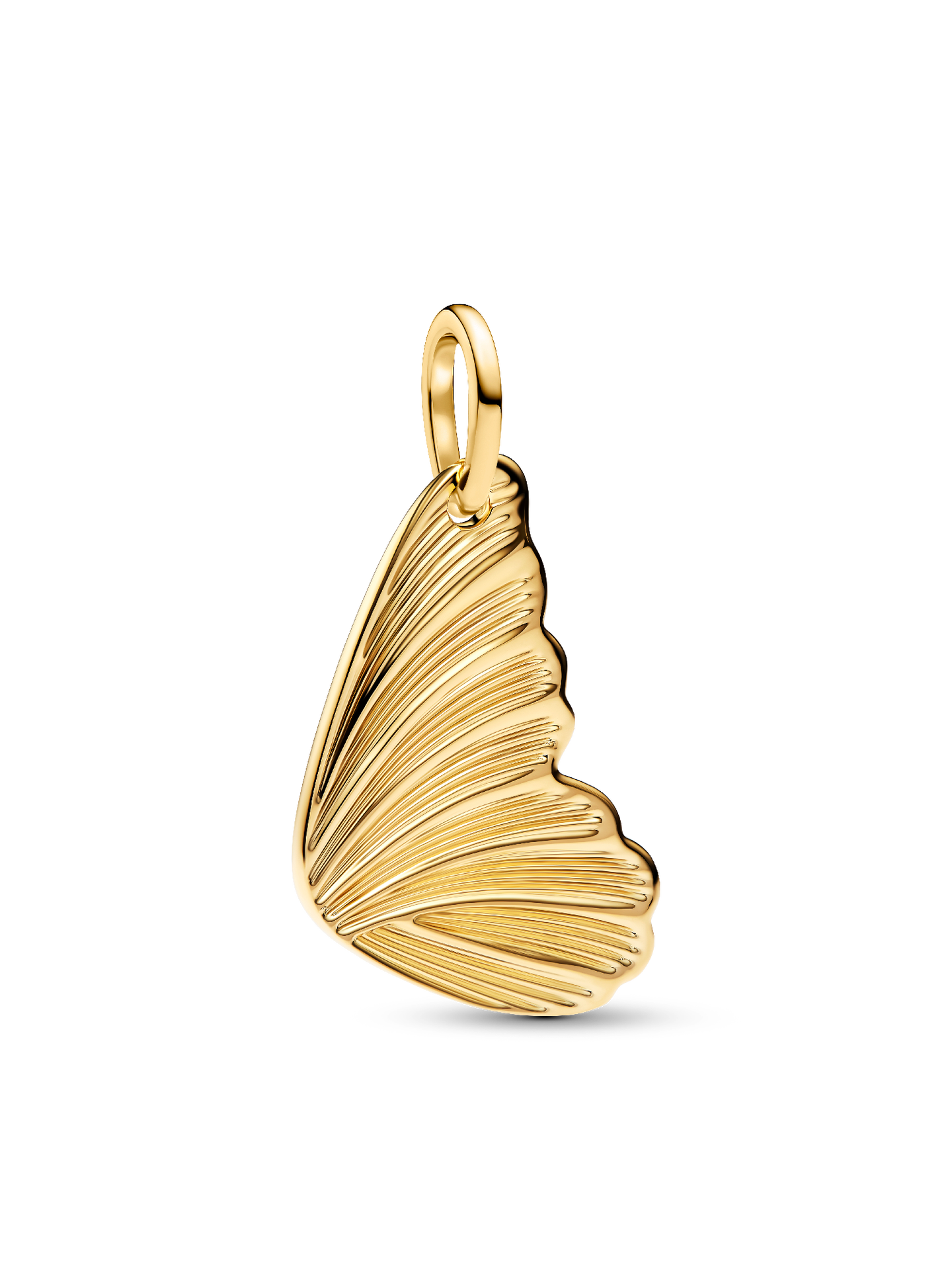 Женская подвеска Pandora Engravable Butterfly Wing Tag, цвет: Позолоченный — фото 1