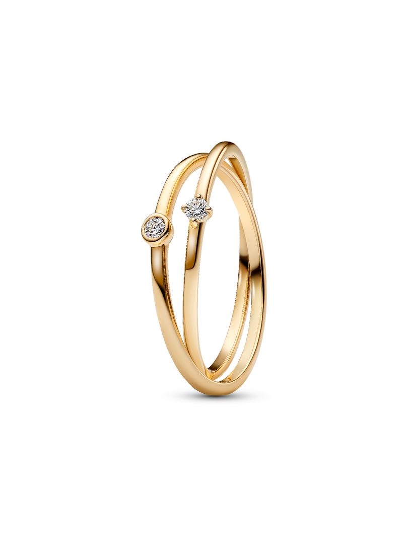 Pandora Era Lab-Grown Diamond Crossover Ring