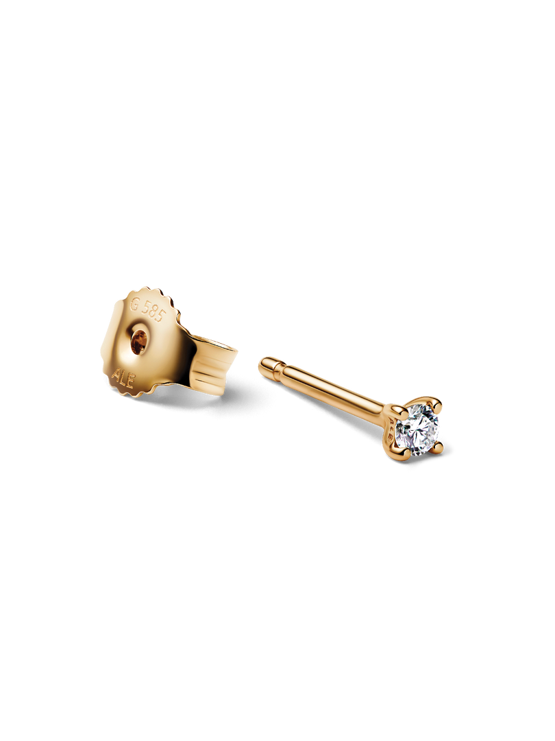 Pandora Era Lab-grown Diamond Stud Earrings 14K Gold