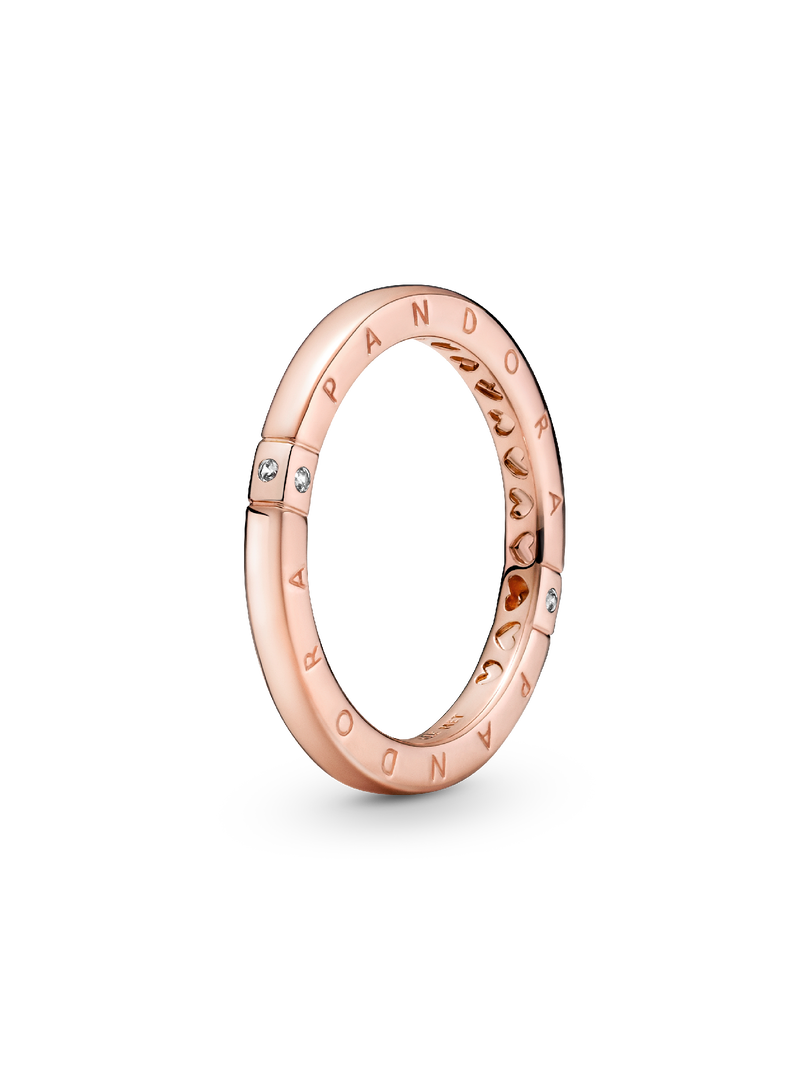 Logo & Hearts Ring