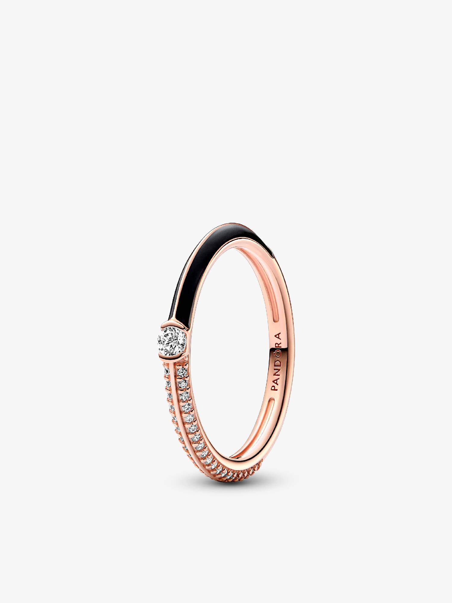 FINAL SALE - Pandora ME Pavé & Black Dual Ring