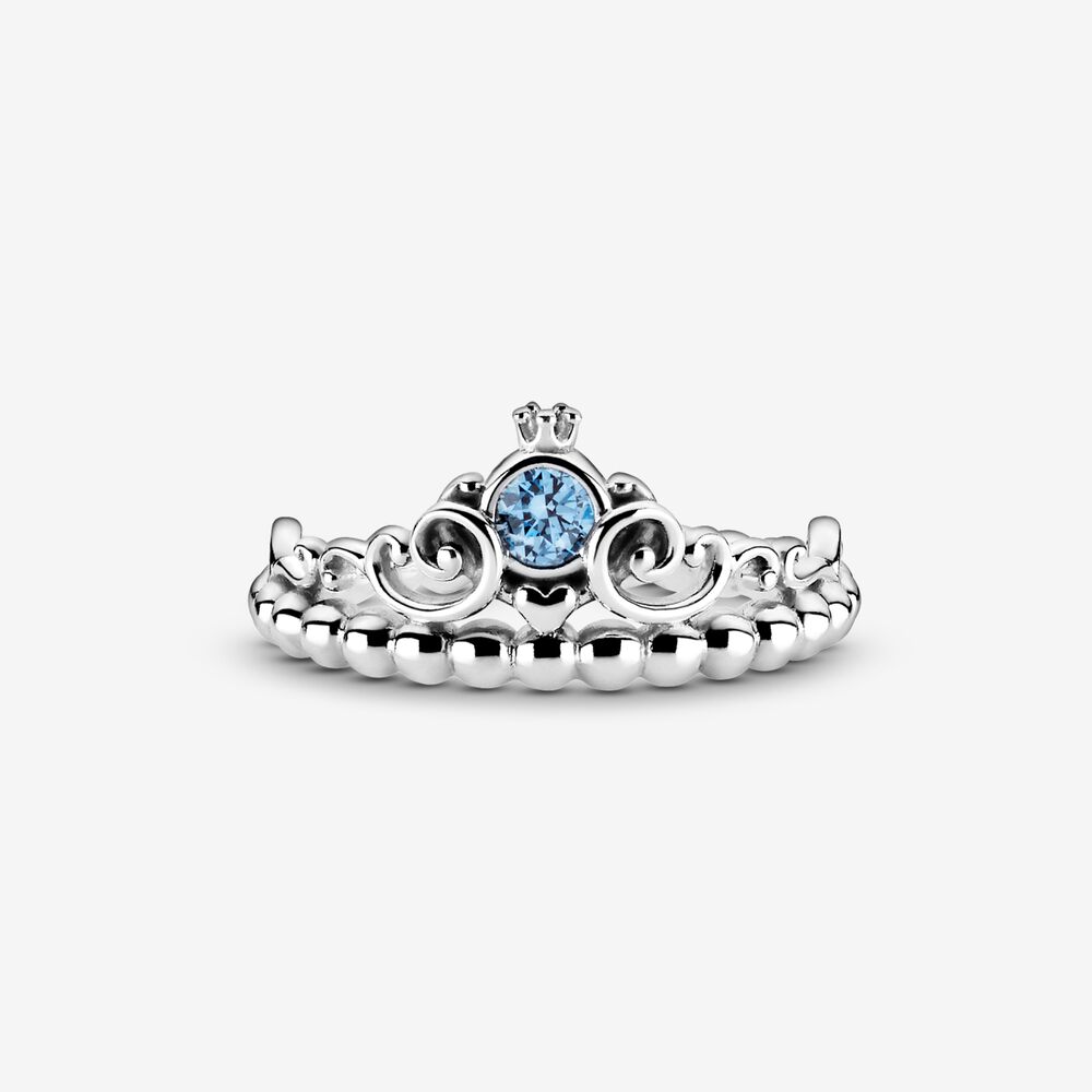 Disney Cinderella Blue Tiara Ring | Sterling silver | Pandora US