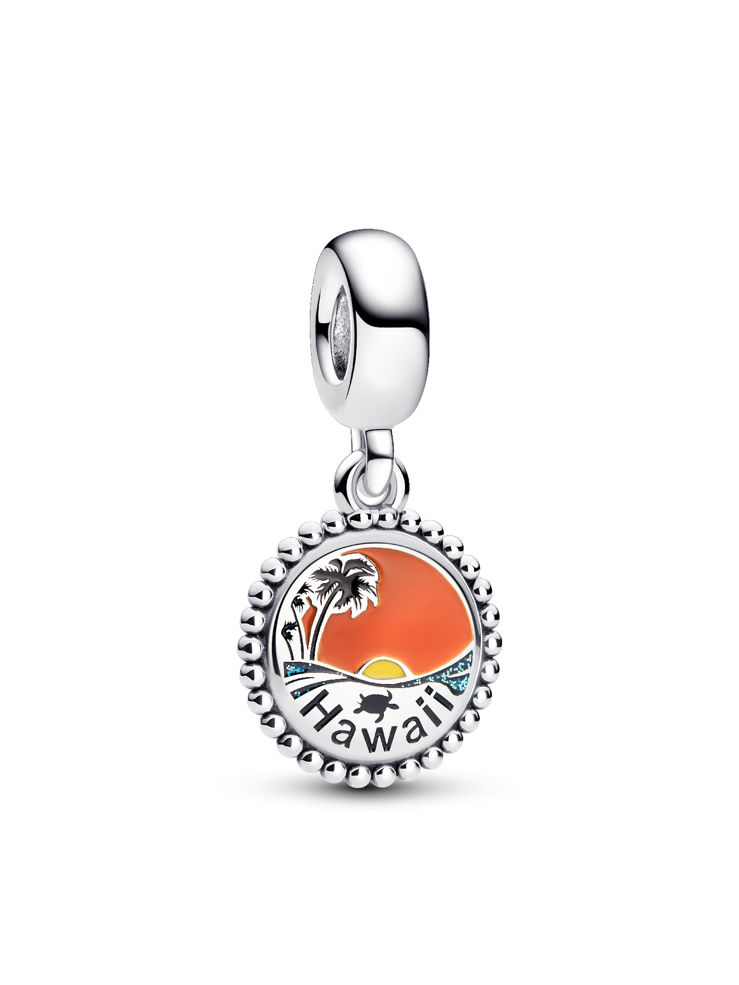 Женский шарм Pandora Tropical Hawaii Dangle Charm, цвет: Серебро — фото 1