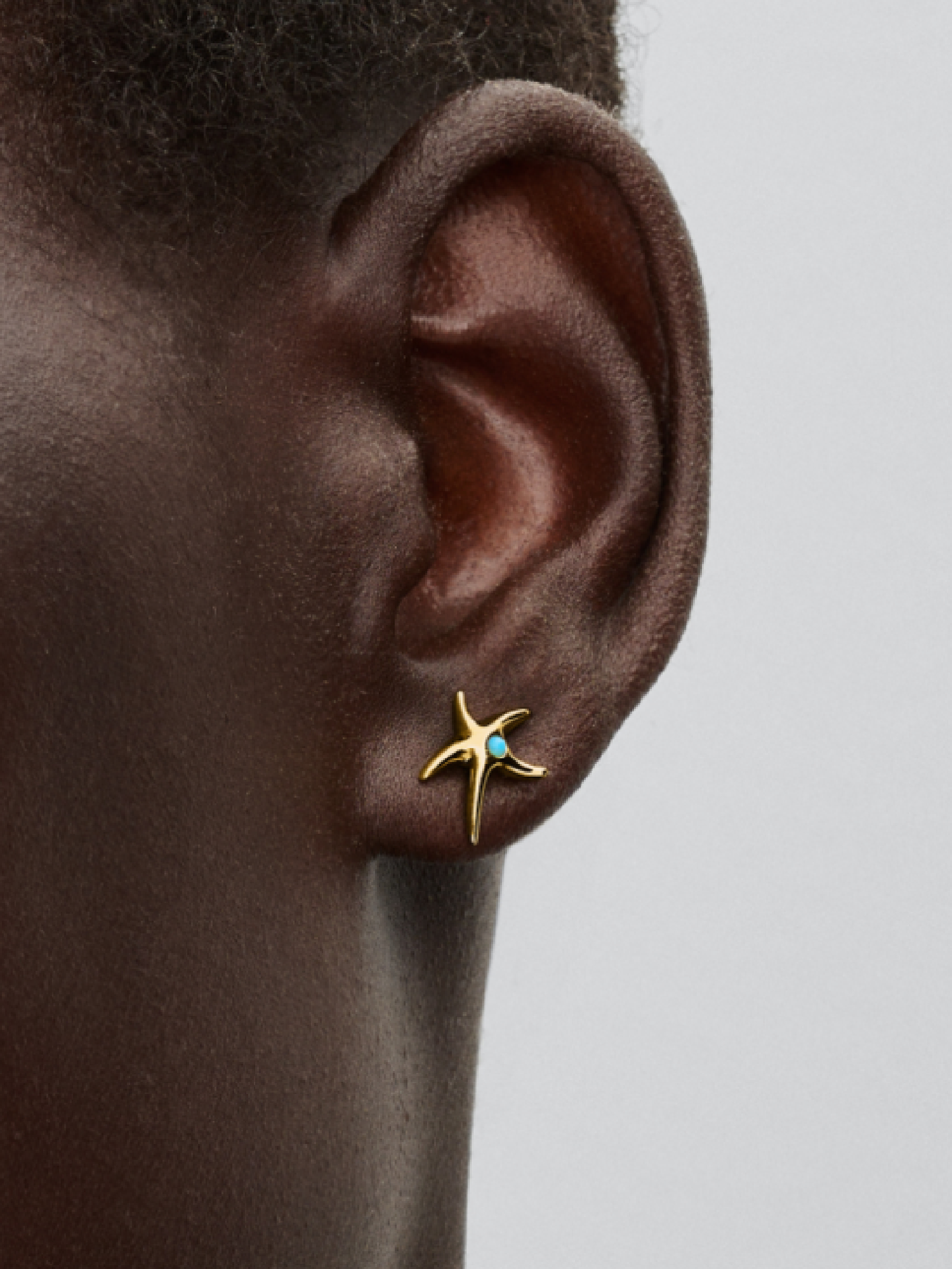 Женские серьги Pandora Rippled Ear Cuff, цвет: Позолоченный — фото 3