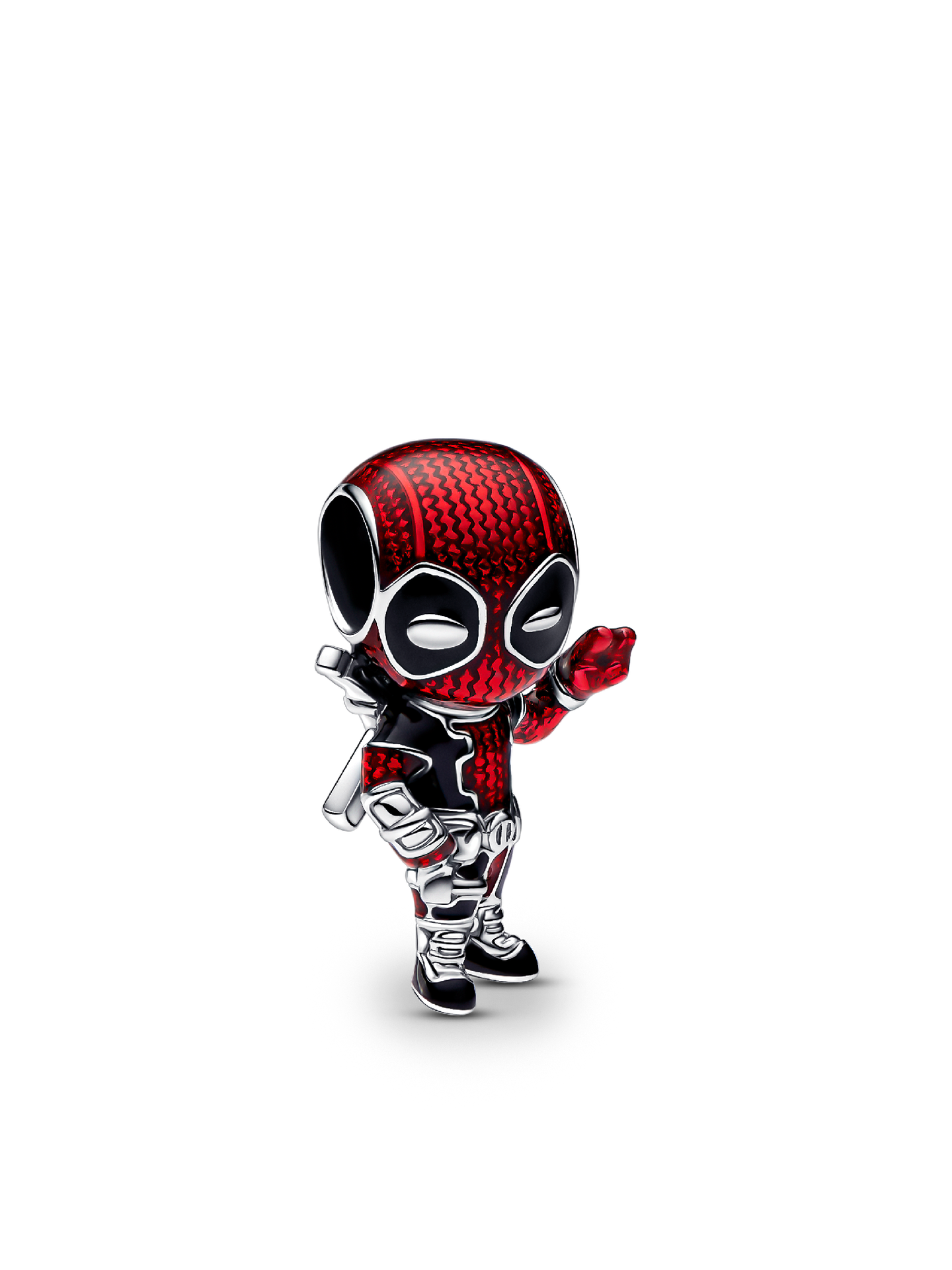 Женский шарм Pandora Marvel Deadpool Charm, цвет: Серебро — фото 1