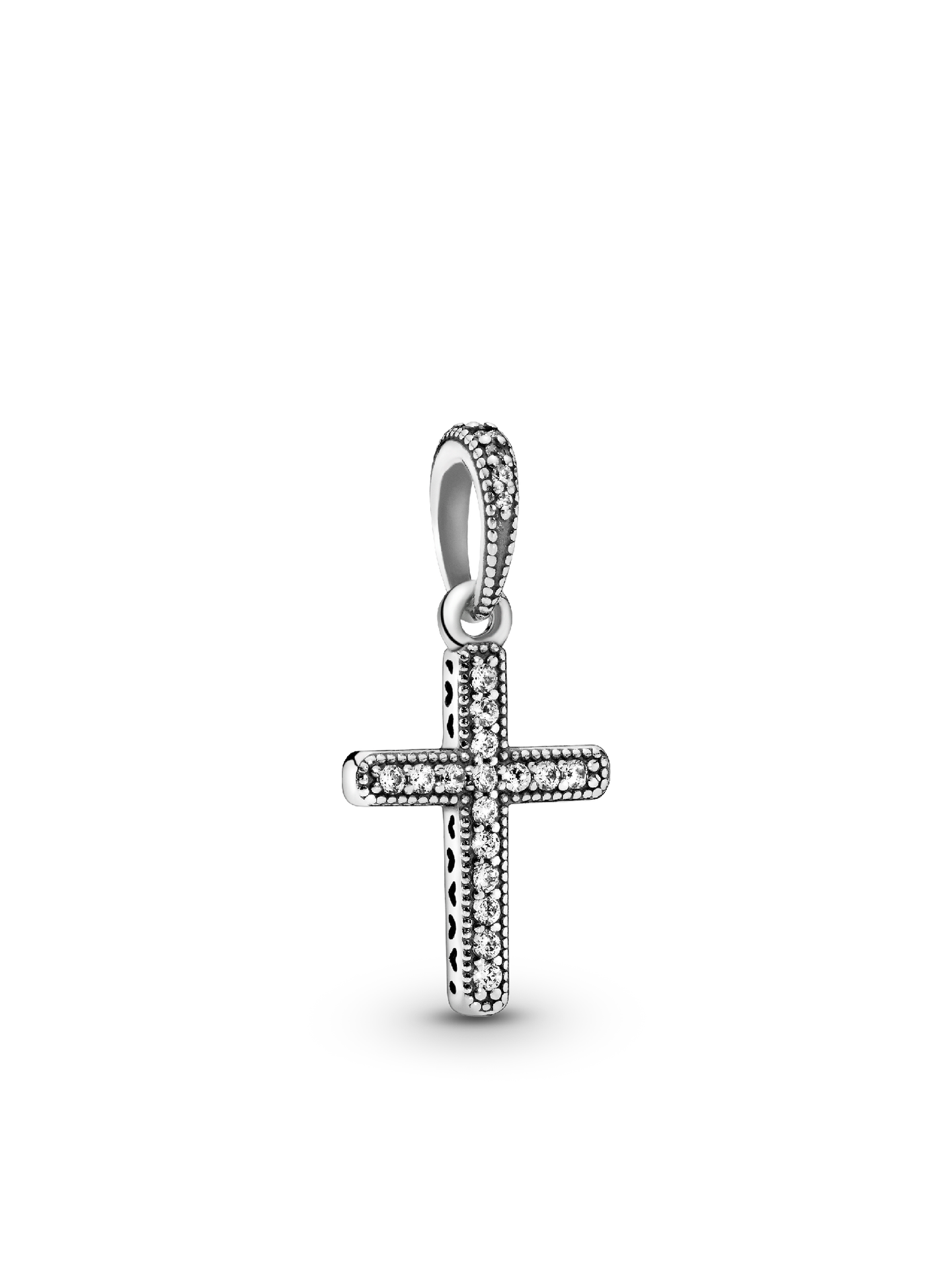 Женская подвеска Pandora Sparkling Cross, цвет: Серебро — фото 1