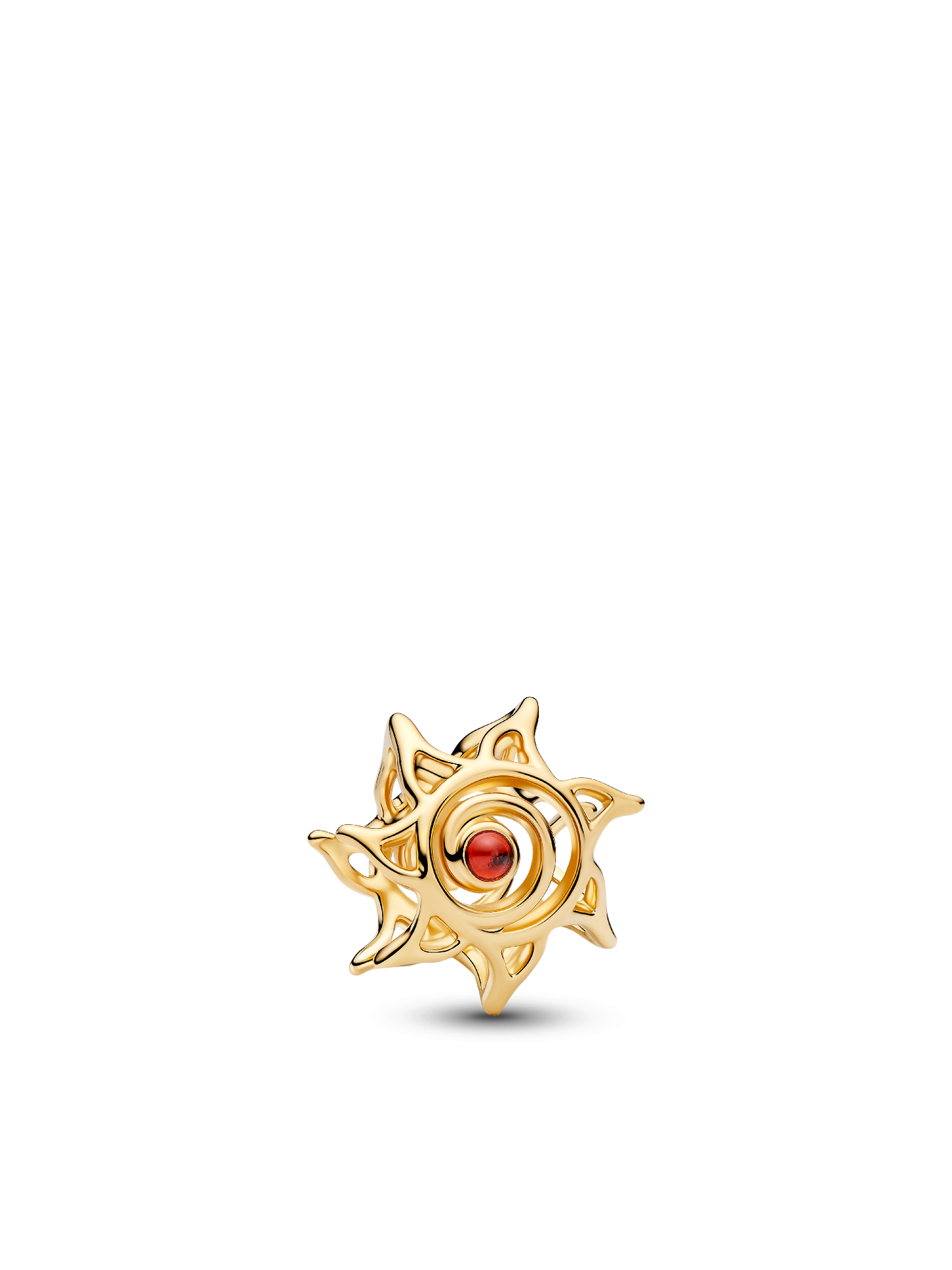Женский шарм Pandora Sun Openwork Charm, цвет: Золотой с покрытием