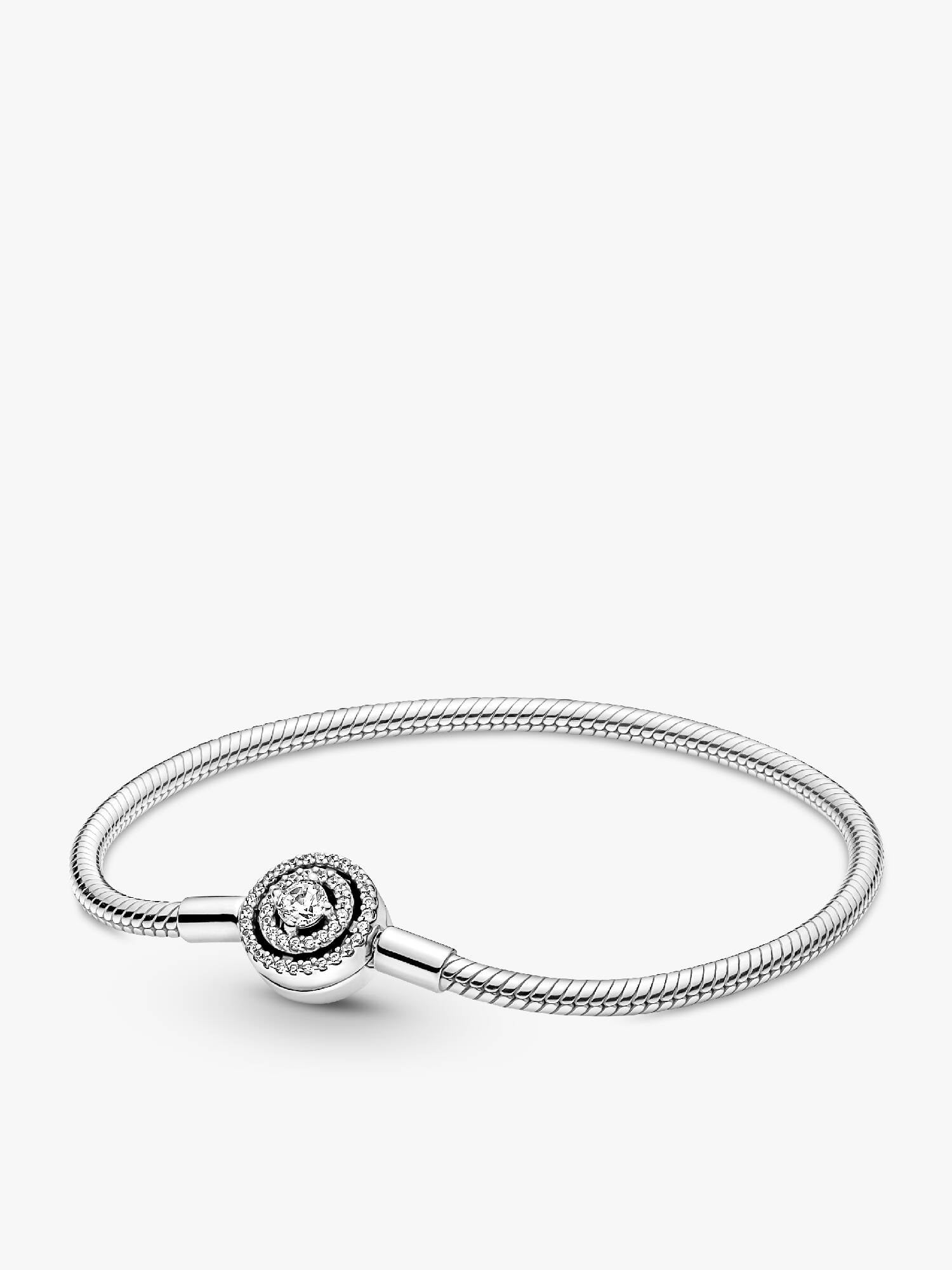 Pandora Moments Halo Snake Chain Bracelet