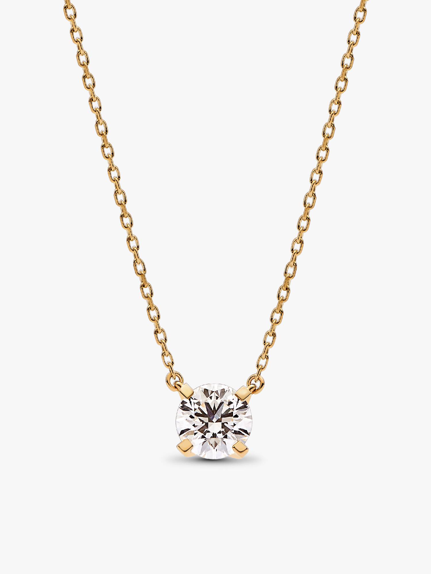 Pandora Era 14k Gold Lab-grown Diamond Pendant Necklace