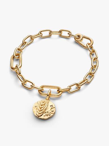 Wheat Medallion Charm
