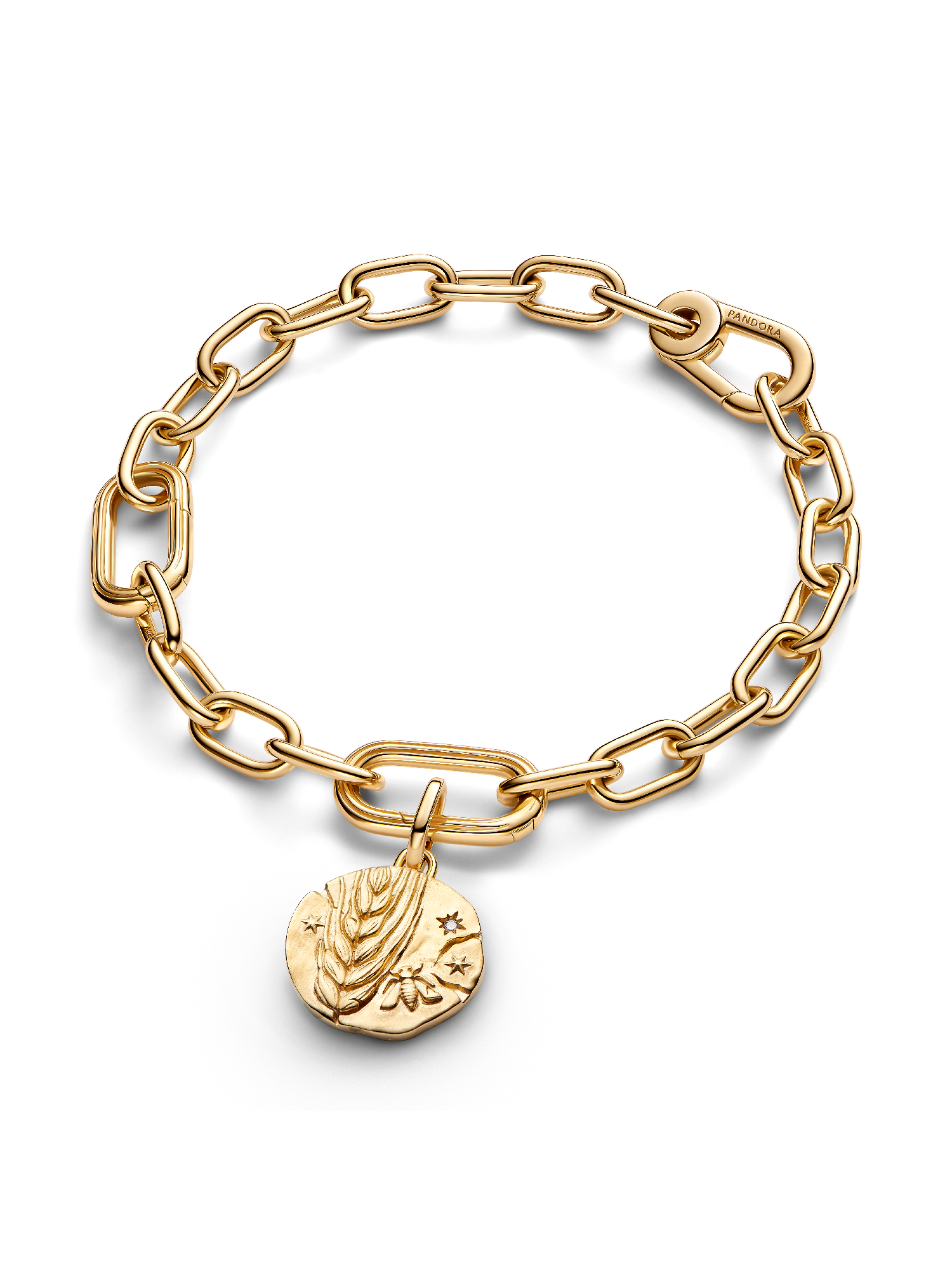 Wheat Medallion Charm