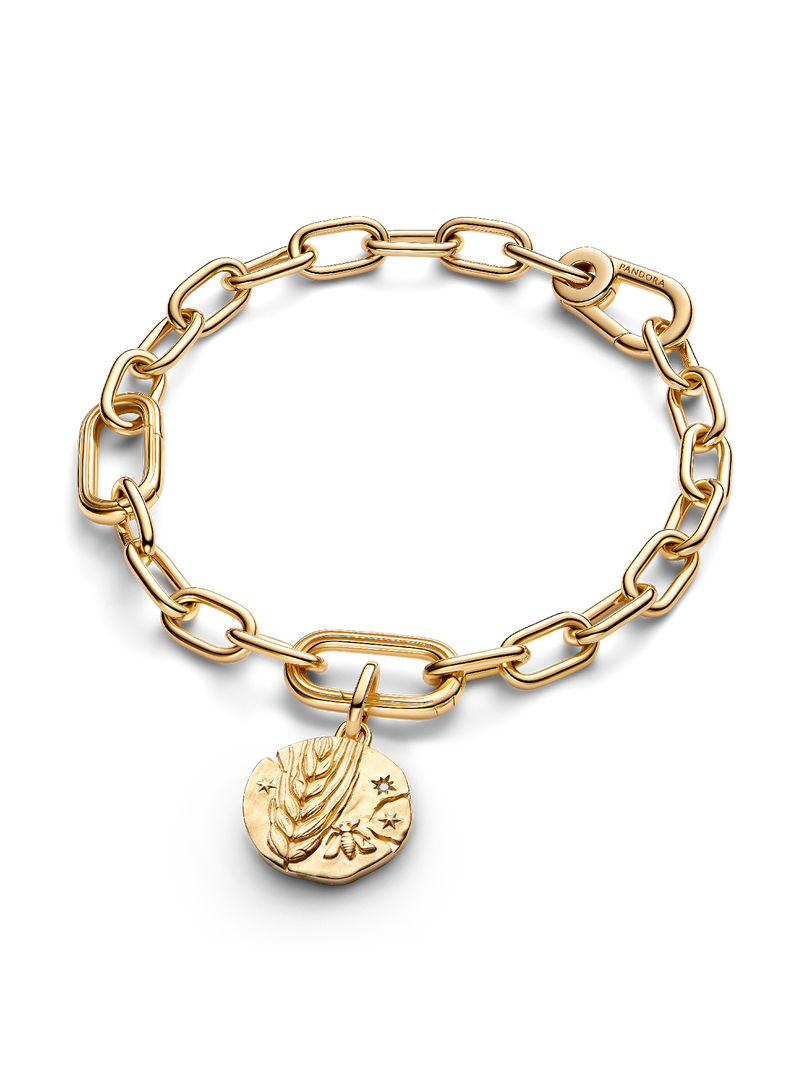 Wheat Medallion Charm