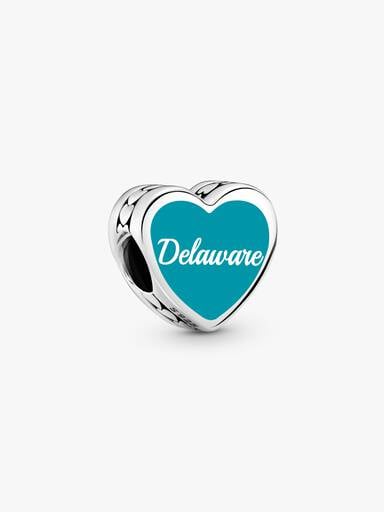 Delaware Heart Charm