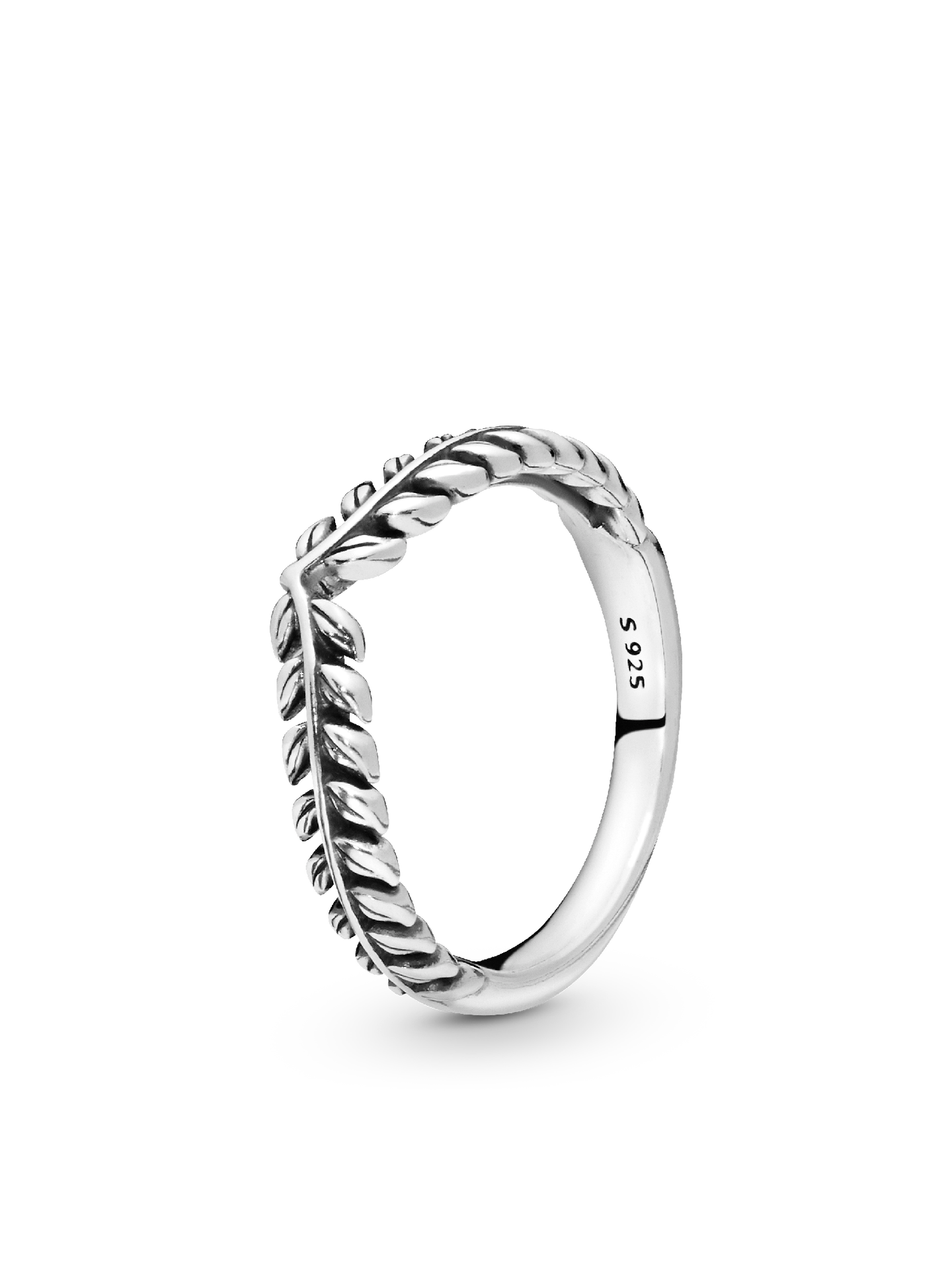 Женское кольцо Pandora Wheat Grains Wishbone, цвет: Серебро — фото 1