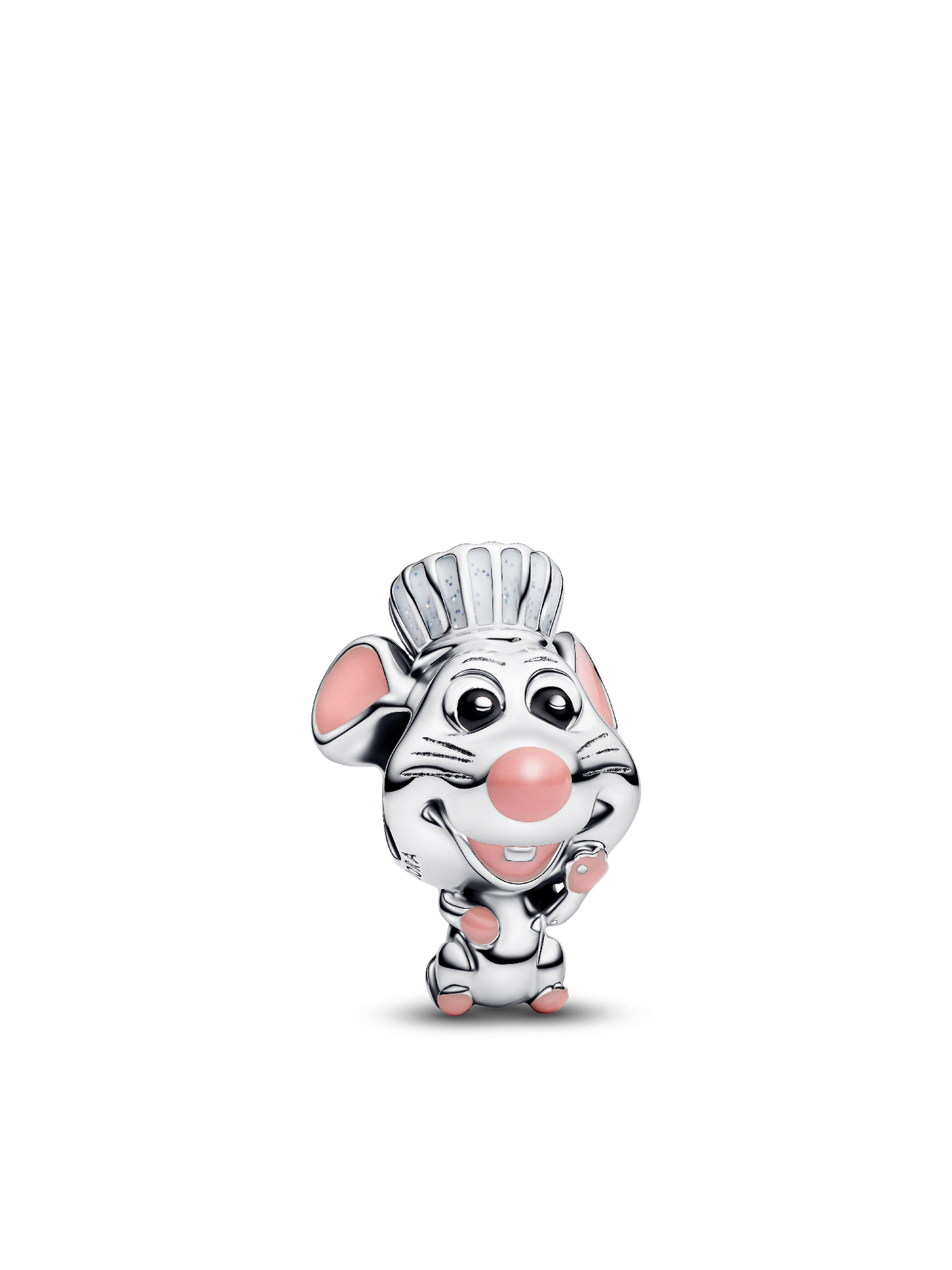 Женский шарм Pandora Disney Pixar Ratatouille Remy Charm, цвет: Серебро — фото 1