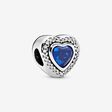 FINAL SALE - Sparkling Blue Heart Charm