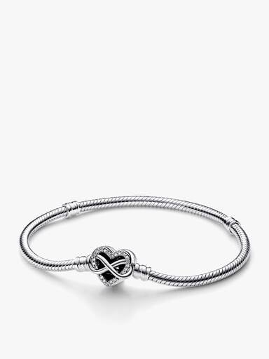 Splittable Mother and Daughter Charm Bracelet Set