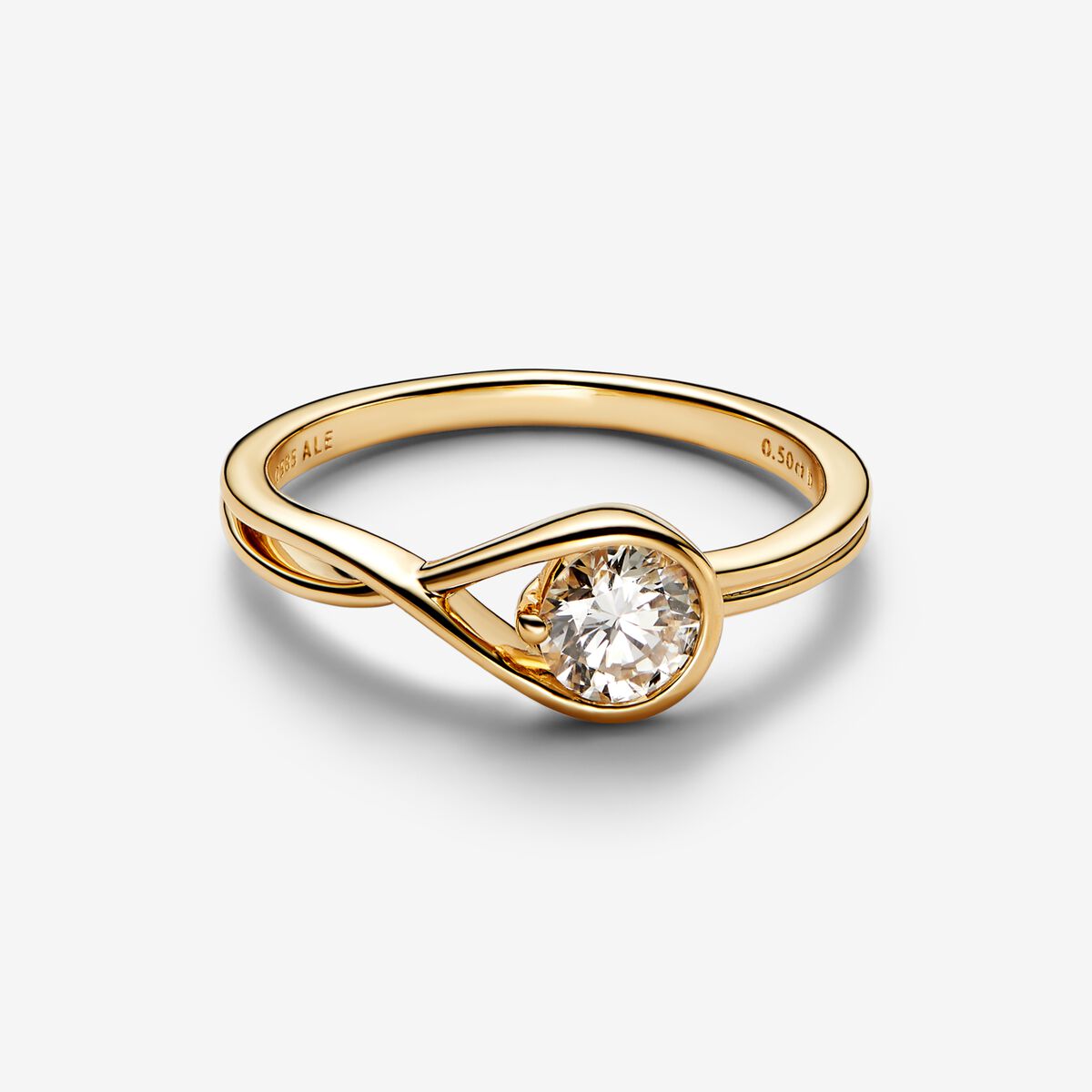 Expensive Pandora Rings Pandora Infinite 14k Gold Lab-grown Diamond Ring | Gold | Pandora US