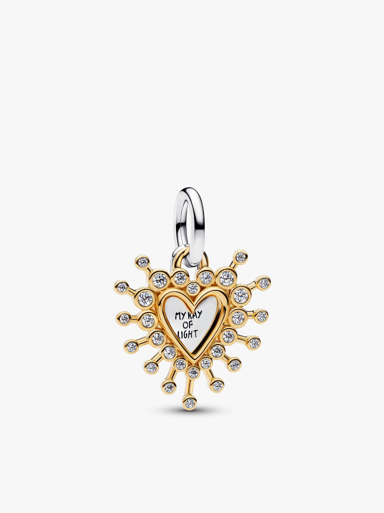 Radiant Heart Double Dangle Charm