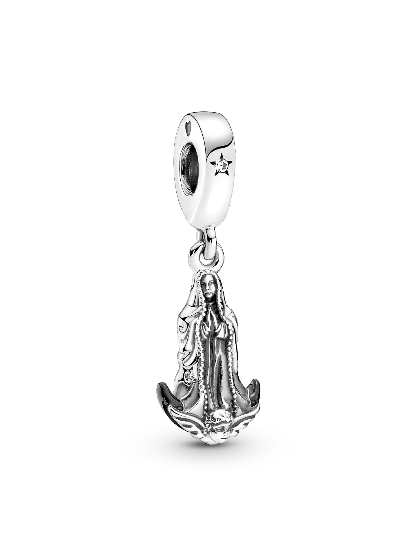 Женский шарм Pandora Virgin of Guadalupe Motif Dangle Charm, цвет: Серебро — фото 1
