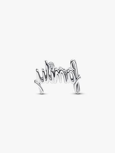 Handwritten Family Charm