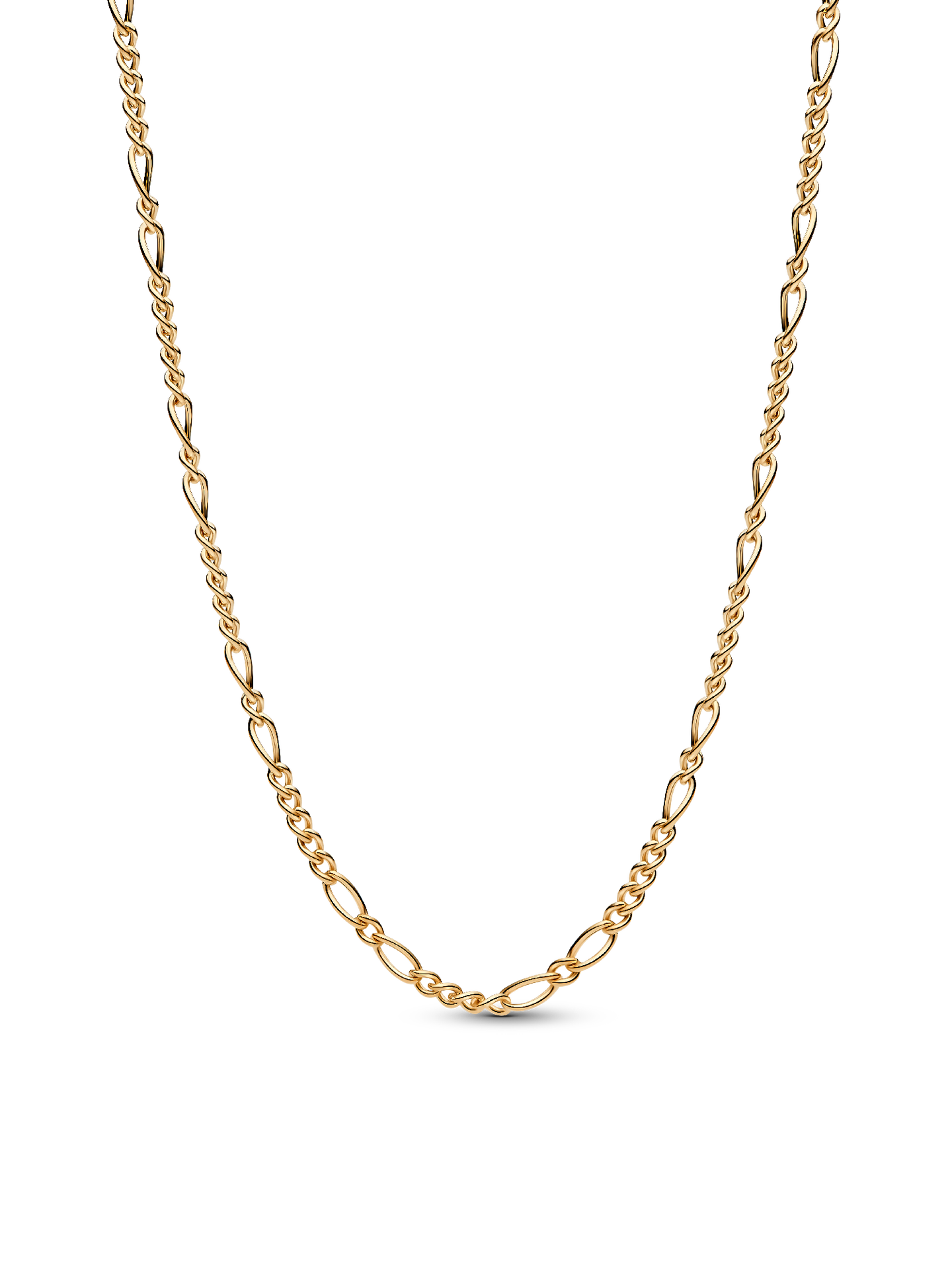 Женская цепочка Pandora Era Figaro Chain, цвет: Золотой — фото 1