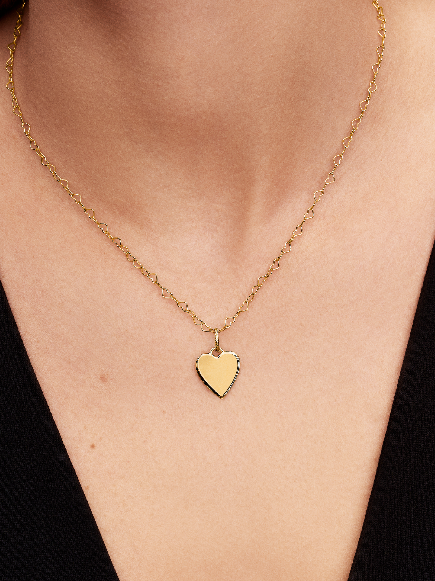 Engravable Heart Tag Pendant