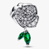 Sparkling Rose in Bloom Charm Sparkling Rose in Bloom Charm